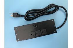 China Flush Mounted Tabletop Power Outlet With Dual USB Ports supplier