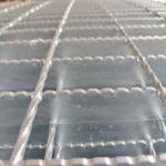 15w2 Stair Treads Serrated Steel Grating Hot Dipped Galvanized Metal for sale