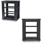 Open Frame Network Rack Cabinet , Cold Rolled Steel 22U 18U Server Rack for sale