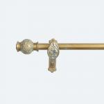 Iron Pipe Curtain Rods 28MM Retro Style With Diamonds for sale