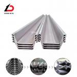 AISI Standard 400 X 100 Carbon Steel Sheet Piles Cold Formed  U Z Type for sale