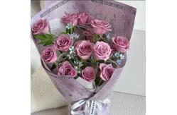 China Antistatic Florist Wrapping Paper with Waterproof and Embossed Art Rose Blossom Design supplier