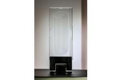 China 3300x6000mm Mistelite Flutelite Millenium Coloured Frosted Patterned Glass supplier