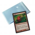 OEM Size 64x89mm Polypropylene Card Sleeves Clear Resealable Inner Sleeves for sale