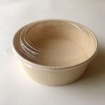 500ml Kraft Bamboo Compostable Biodegradable Paper Bowls for sale
