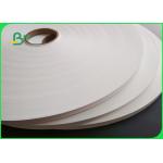 120GSM Biodegradable Food Grade Paper Roll / Environmental White Paper For Paper Straw for sale