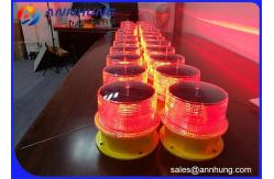 China Low Intensity Faa L810 Solar Aviation Obstruction Light Red Dusk-To-Dawn Operation supplier