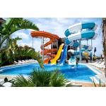 18.5Kw Water Play Area Equipment Large Pool Slide Outdoor Playground Accessories for sale