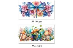China Self Adhesive 0.1mm 3D UV Transfer Labels UV DTF Vinyl 16OZ supplier