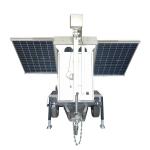 Portable Solar Panel System Security 5G High Definition Camera Cctv Trailer For Yard Monitoring for sale