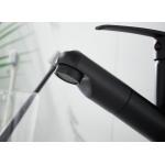 Single Hole Golden 360 Degree Pull Out Sink Faucet With Sprayer