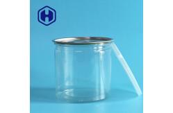 China 21.6oz 640ml Cotton Candy Clear Plastic Cans With Easy Open End supplier