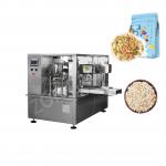 Fully Automatic Zipper Bag Rotary Packing Machine PLC Control For Oatmeal for sale