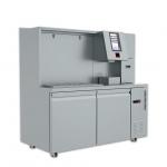 Automatic Stainless Steel Making Bubble Tea Counter With Refrigeration Freezer for sale