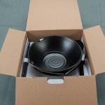 Black Melamine Ramen 37oz Soup Bowls With Chopsticks