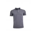 180GSM 65% Polyester 35% Cotton  Polo T-Shirt For Men Rolled Collar With Buttons Contrast Color for sale