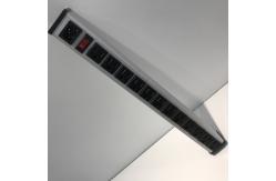 China 5 To 14 12 Outlets Hardwired Power Strip With IEC C14 Input supplier