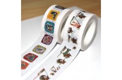 China Custom Printed Tearable Stationery Scrapbooking Glitter Washi Tape supplier
