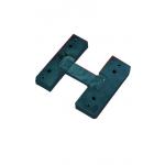 Black Anodize Precision CNC Machining Aluminum Machined H Profile for sale