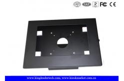 China Matt Black Ipad Kiosk Stand Unimpeded Tablet Kiosk Enclosure For Samsung supplier