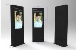 China HD Floor Standing Digital Signage 3840x2160 LED Touch Screen Kiosk Display supplier