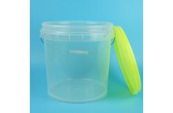 China Food Grade Clear Plastic Bucket Customized Sizes & Thickness supplier