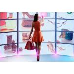 LCD Screen Interactive Showcase Display For Customers Shopping