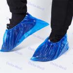 CPE Disposable Surgical Shoe Covers PE Anti Slip Plastic Waterproof Boot Cover for sale