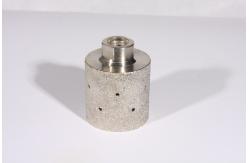 China Vacuum Brazed Diamond Drum Wheel High Cutting Efficiency For Stone Shaping supplier