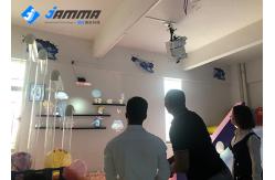 China Amusement Interactive Projector Games Interactive Wall Throwing Ball 220V supplier
