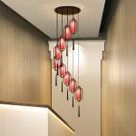 Iron Cloth Large Nodic Art Modern Pendant Light For Living Room for sale