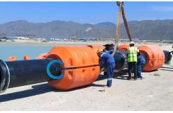 China UV Resistant Floating Hdpe Pipe / Hdpe Pipe Floater With Excellent Flexibility And Buoyancy supplier