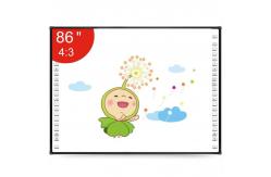 China 86'' Digital Whiteboard For Classroom , BSMI Smart Interactive Display supplier