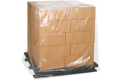 China Custom Large Pallet Transparent Clear Plastic Cover Bags PE Packaging supplier