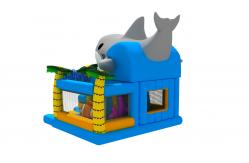 China Inflatable Combos Commercial Grade Inflatable Shark Bouncer Jumping Castle Inflatable Combo Bouncer supplier
