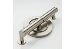 China Stylish PVD Stainless Steel Handrails with Round Plate Cover for Glass Applications supplier