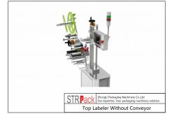 China Customized Automatic Bottle Top Labeler Without Conveyor STL-W supplier