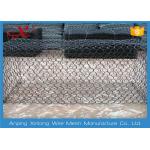 Hexagonal Rock Gabion Baskets , Gabion Fence Panels Various Mesh Size for sale