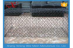 China Hexagonal Rock Gabion Baskets , Gabion Fence Panels Various Mesh Size supplier