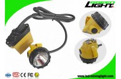 China IP68 Waterproof Rechargeable LED Headlamp 25000Lux Brightness 10.4Ah With SOS Function supplier