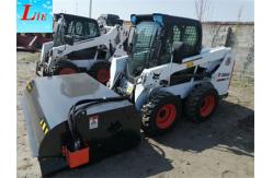 China Lujie Sweeper Box Broom Skid Steer 72 Attachment supplier