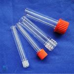 Factory Custom Transparent Threaded Quartz Pipe High Temperature Resistant for sale
