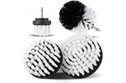 China Carpet Electric Drill Cleaning Brush , 4 Pcs Rotating Brush Cleaning With Soft Bristles supplier