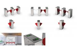 China Versatile Compatibility and Intelligent Management Flap Barrier Turnstile for Smooth Access supplier