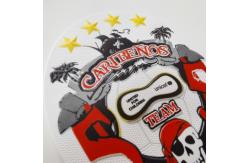 China Printed Picture On The Main Logo TPU Patches Eco Friendly For Jersey supplier