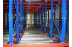 China First In First Out Racking System , Gravity Flow Rack In Warehouse Optional Dimension supplier