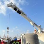 China 4T20M Explosion-Proof Telescopic Boom Marine Crane manufacturer