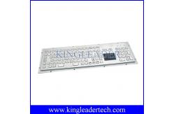 China IP65 Rugged Kiosk Metal Industrial Keyboard With Touchpad Function Keys And Number Keypad supplier