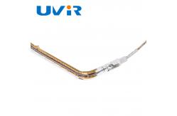China Contour Emitter 3D Infrared Heating Element Tube With Gold Plated Reflective Layer supplier