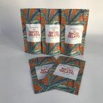 Custom Accepted Matte Aluminum Foil Stand up Cannabsis Packaging Bags for sale